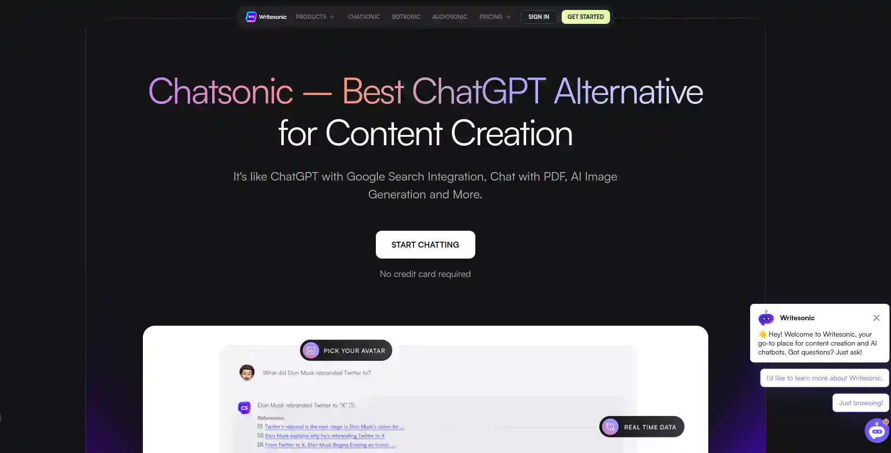 Chatsonic ,AI Tools Like ChatGPT Alternative