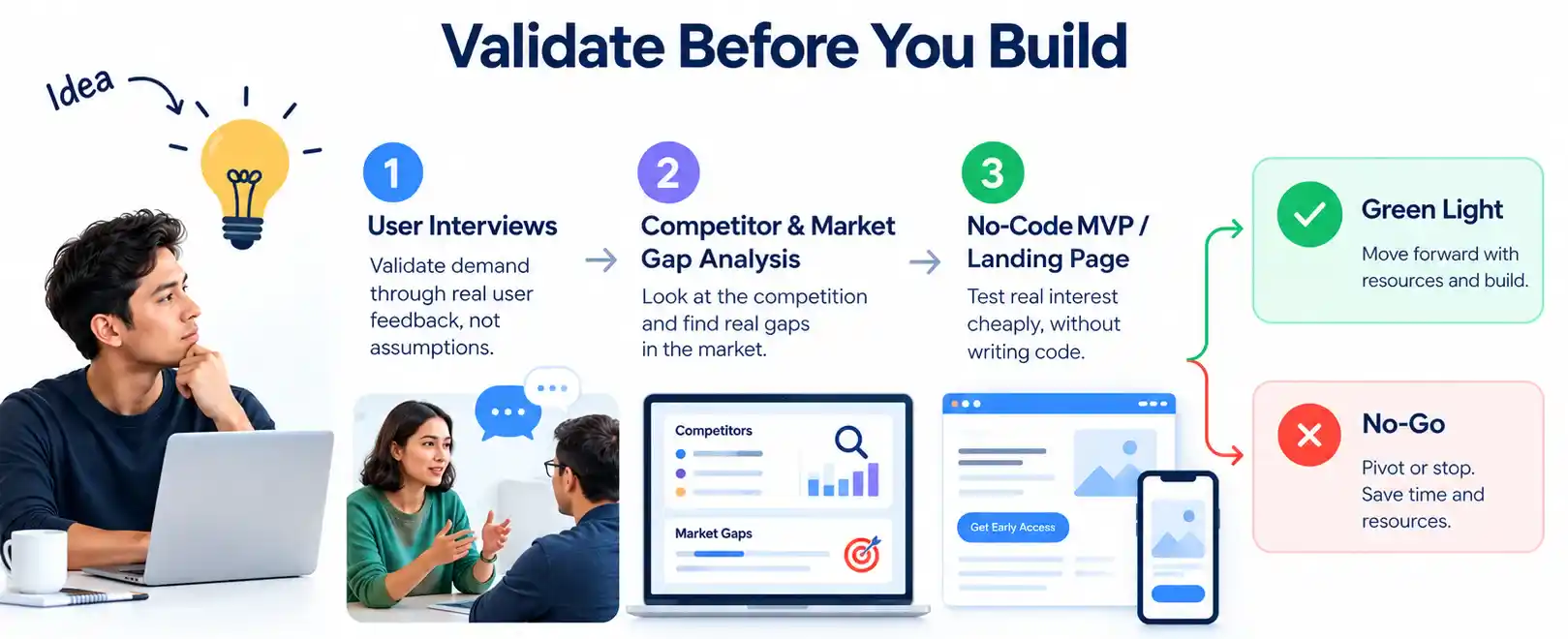 Idea Generation and Validation