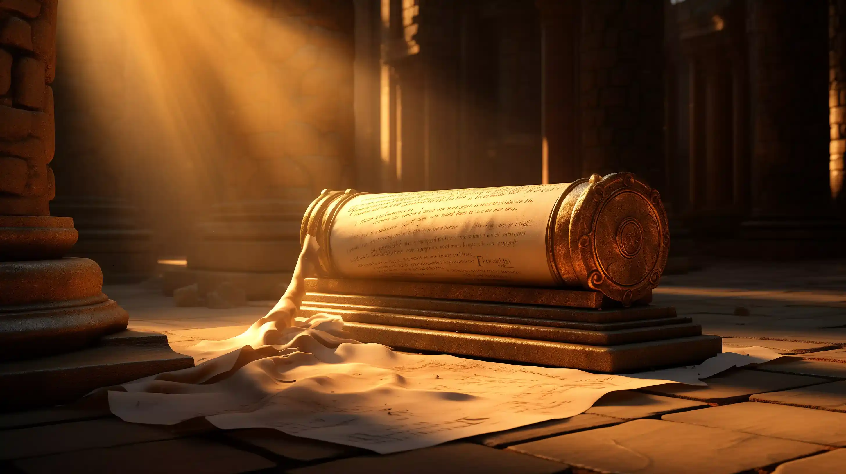 AI Deciphered scroll