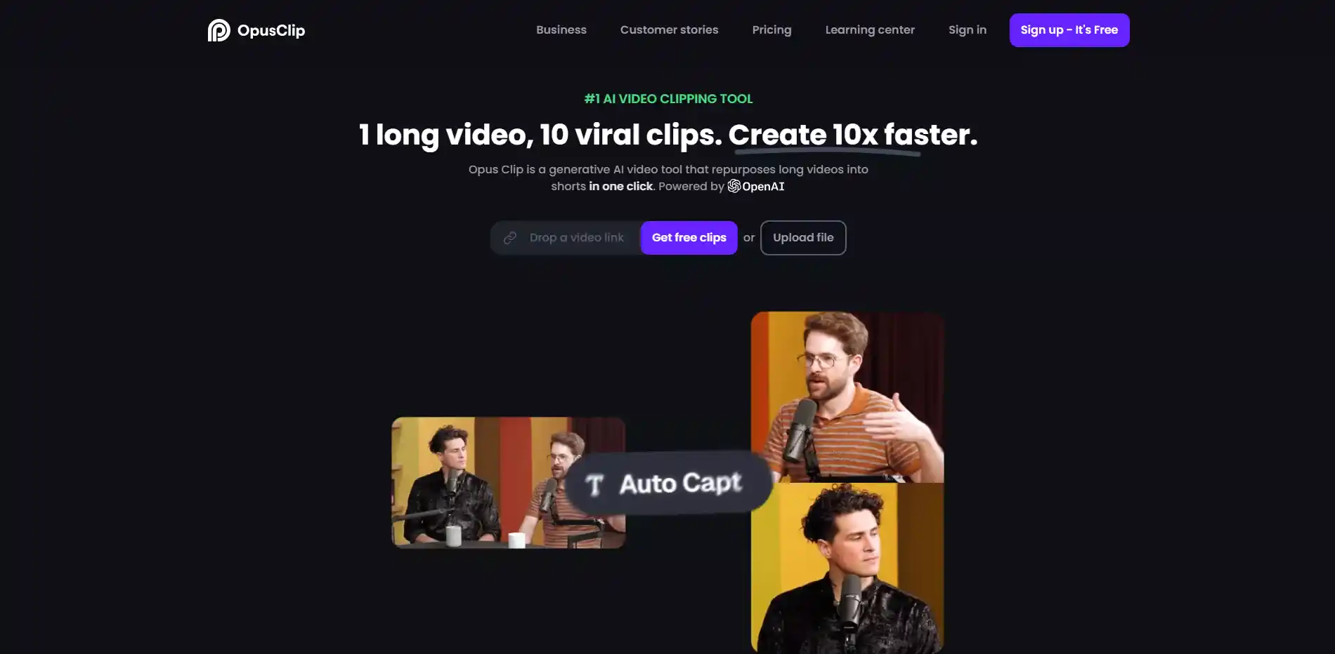 Top Video Generators 2024, Opus Clip