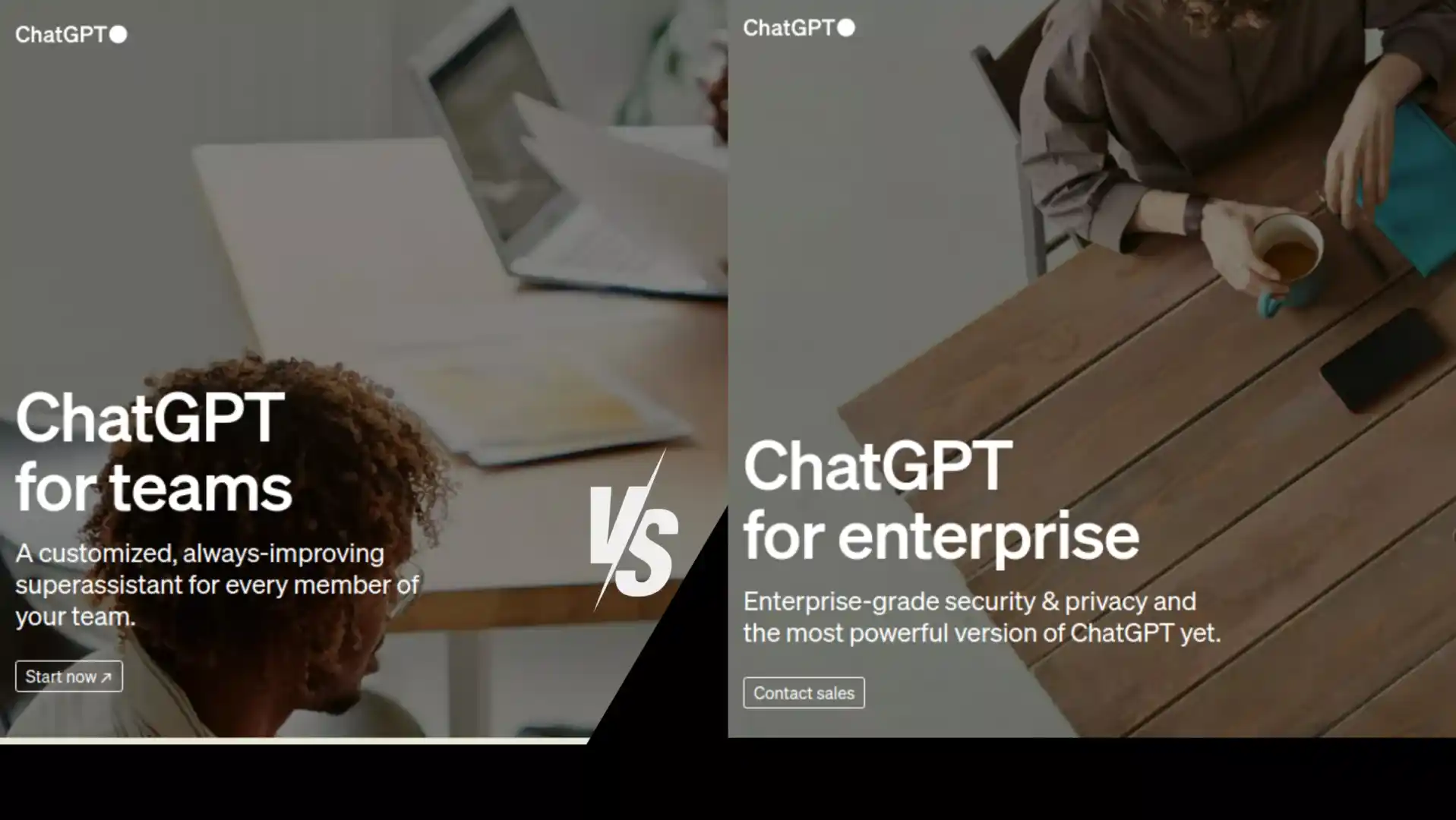 ChatGPT Team vs ChatGPT Enterprise