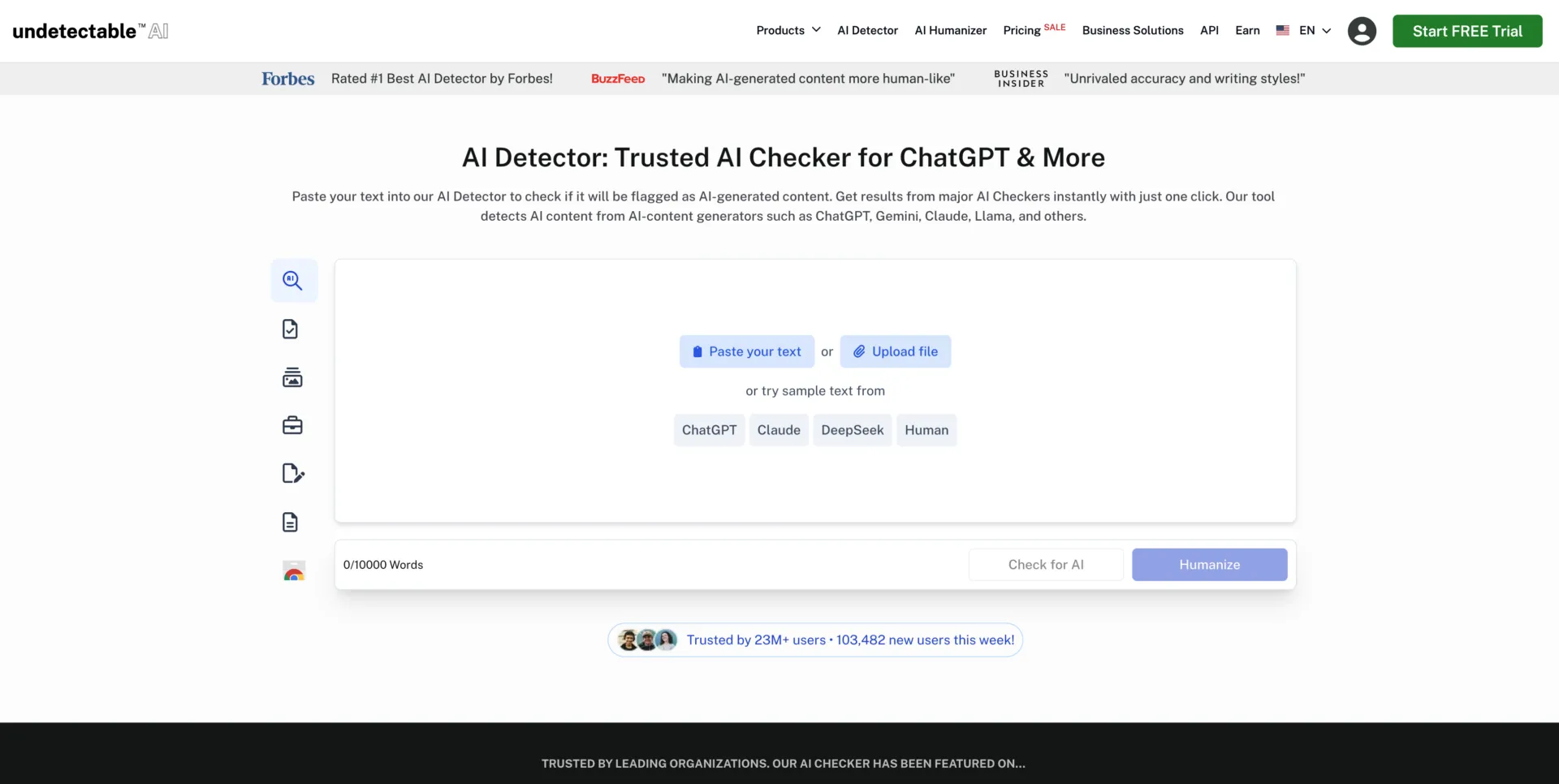 Undetectable AI: AI Detector