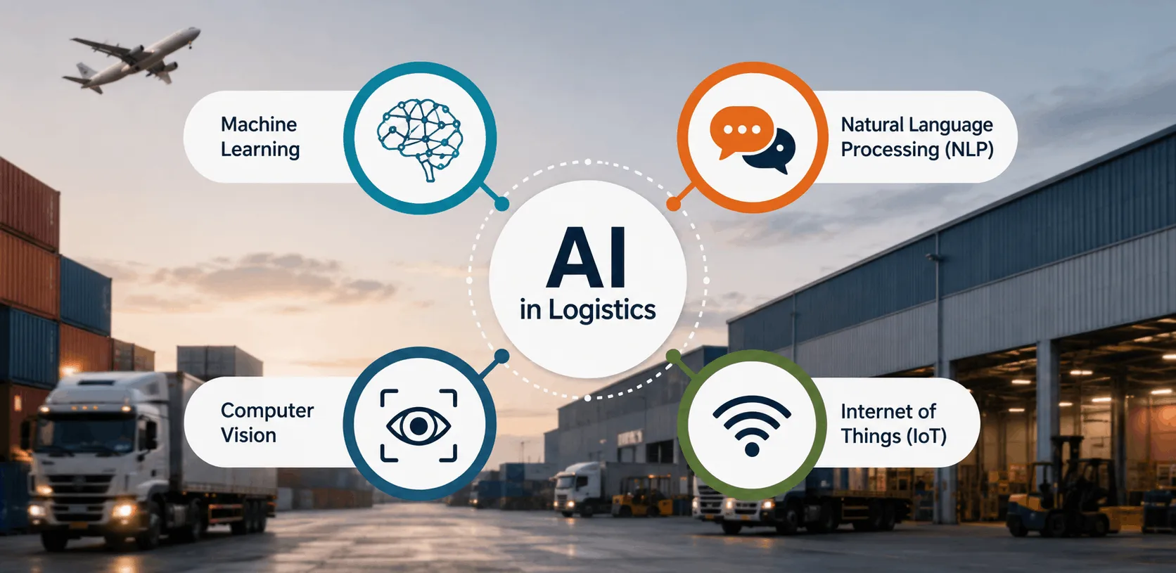 Common Technologies Used in AI for Logistics