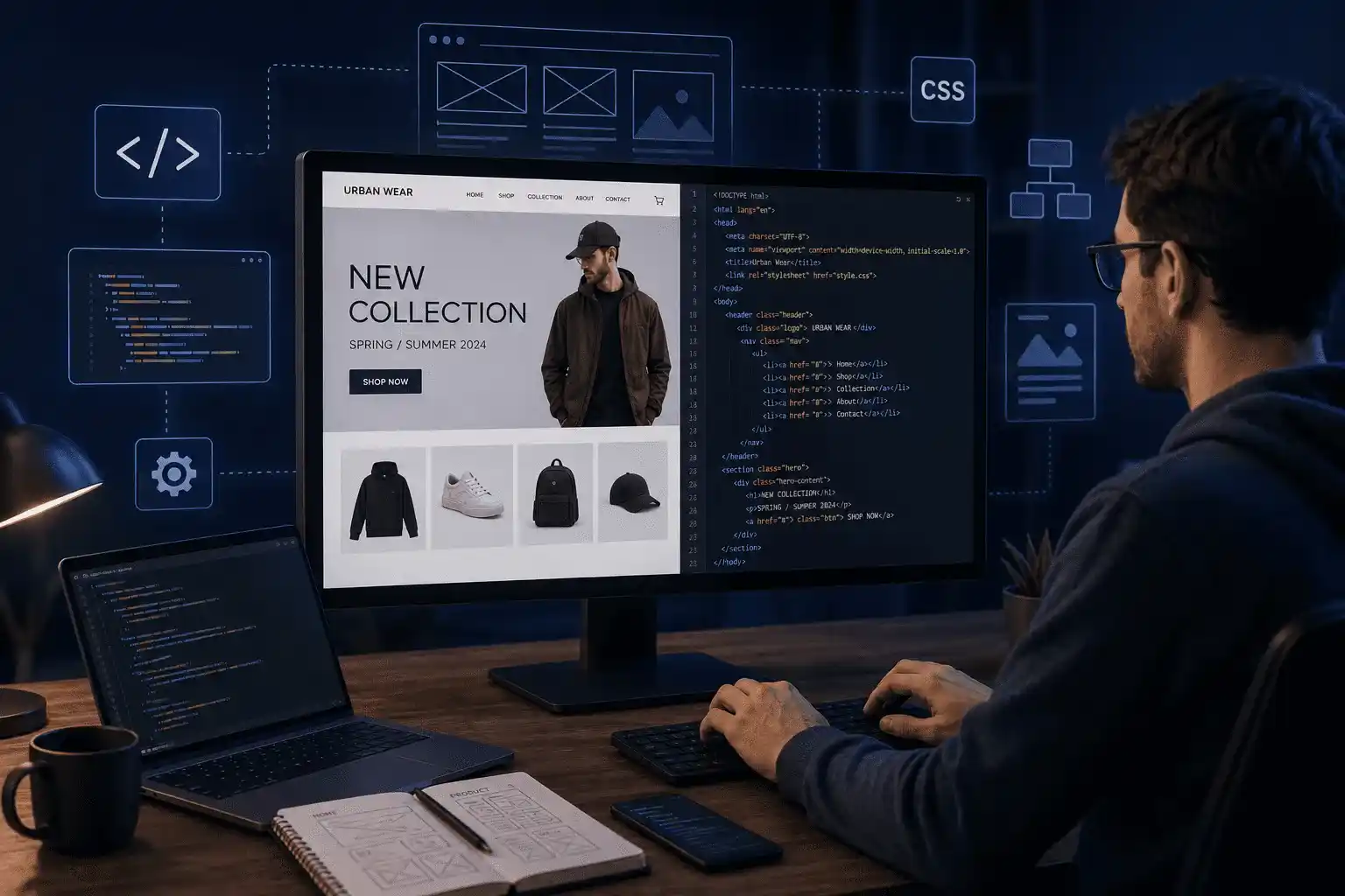 Developing the Website in E-commerce Re-platforming