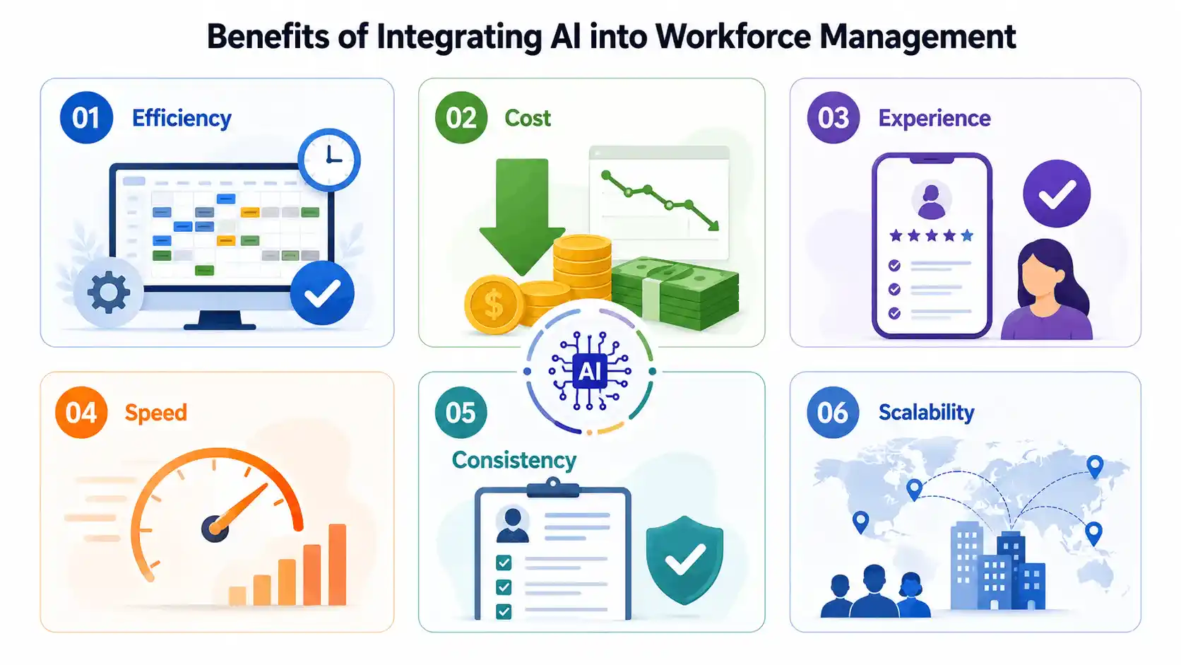 Benefits of Integrating AI into Workforce Management