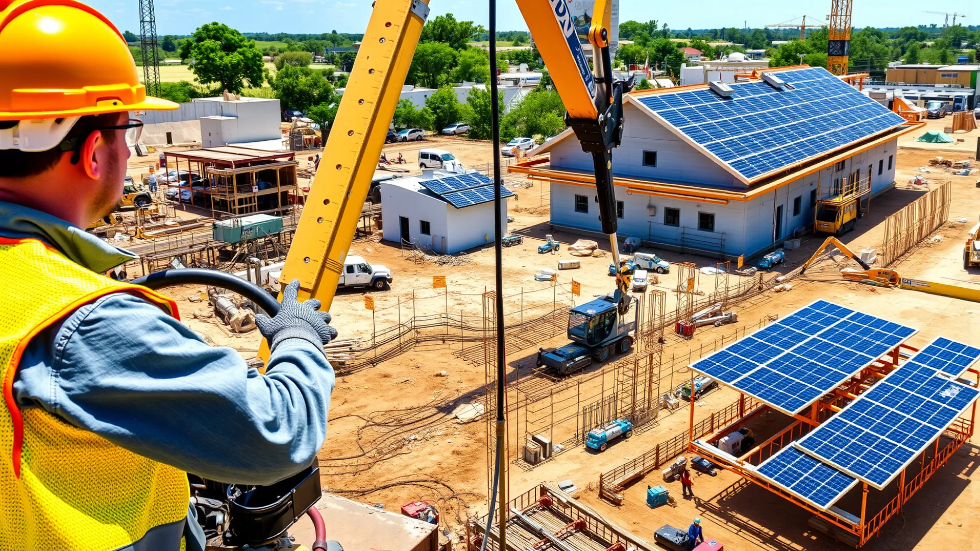 Solar-Powered Construction