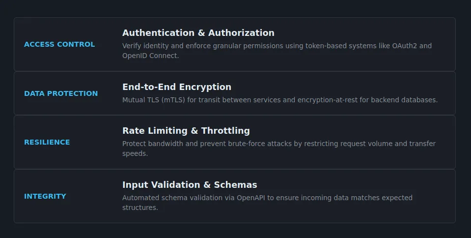 Core API Security Controls