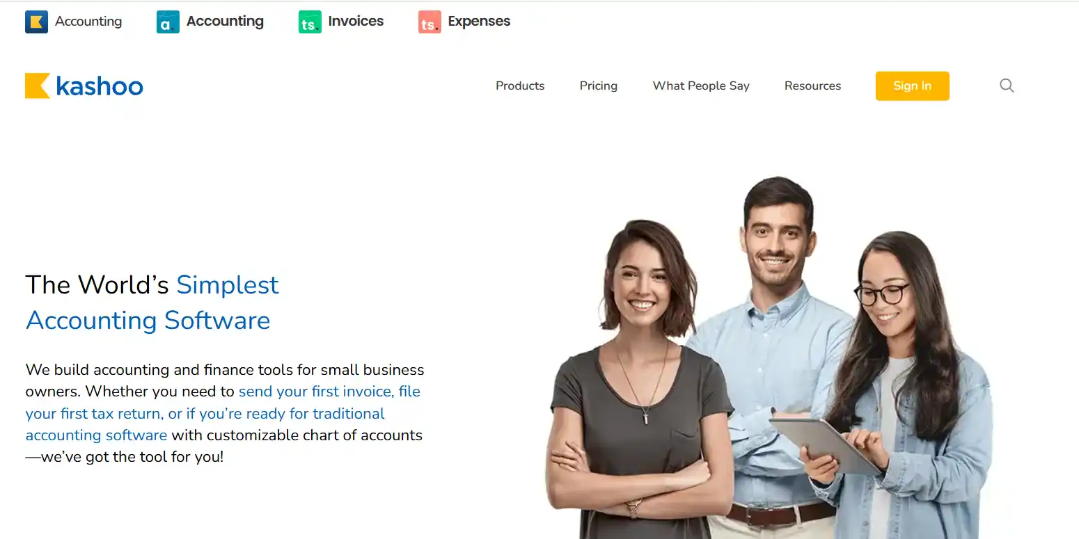 Kashoo: accounting software