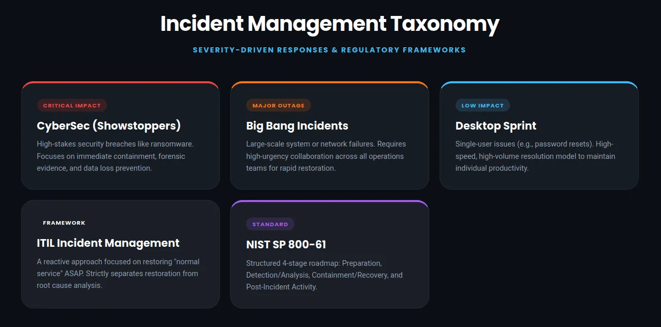 Types of Incident Management