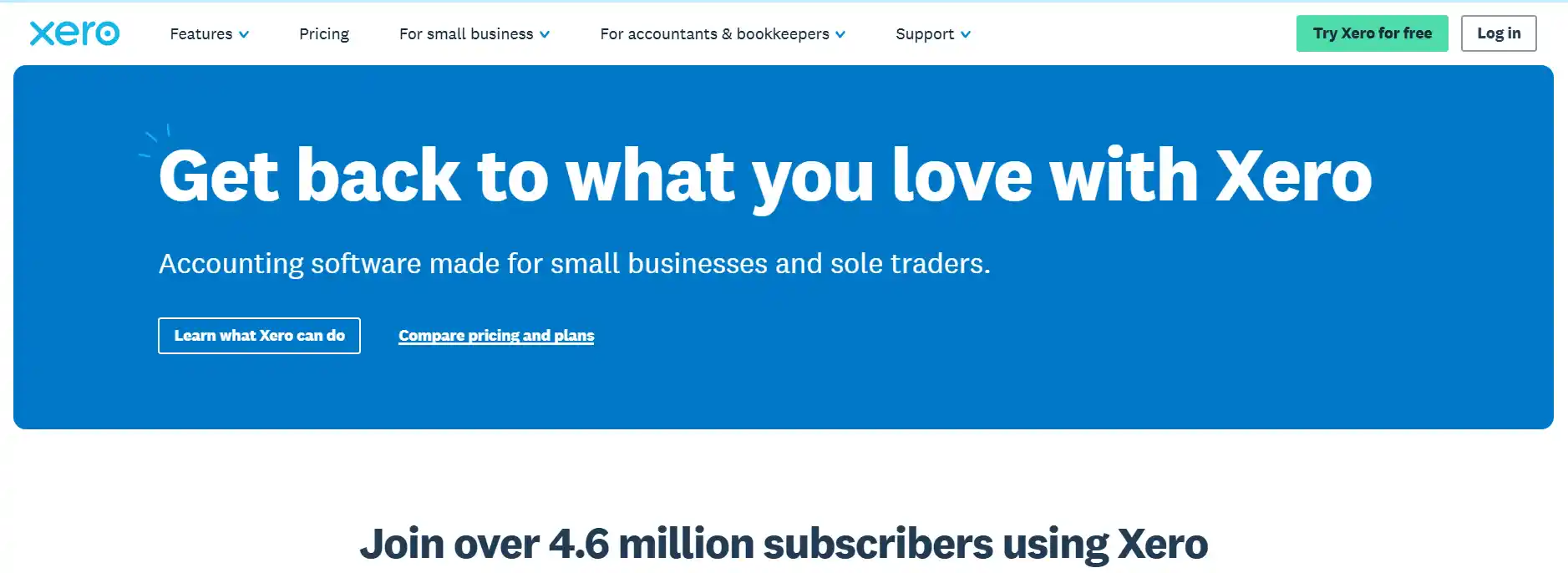 Xero: accounting software