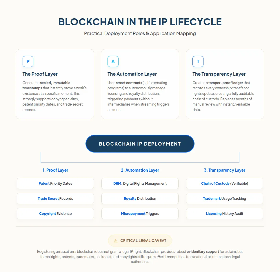 Blockchain in the IP Lifecycle