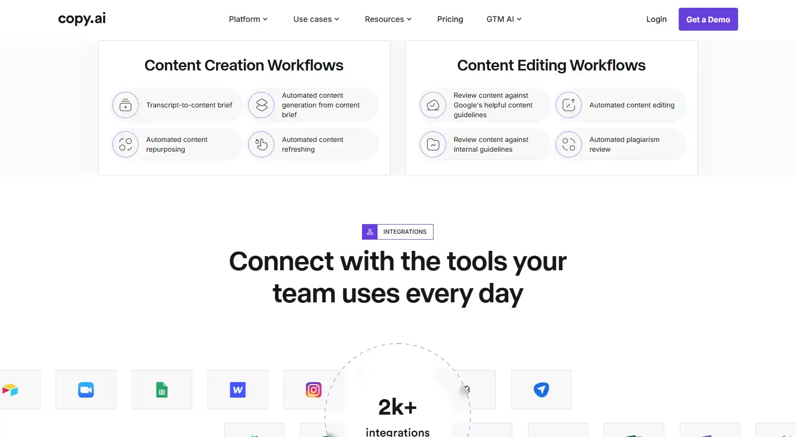 Copy.ai: autoblogging