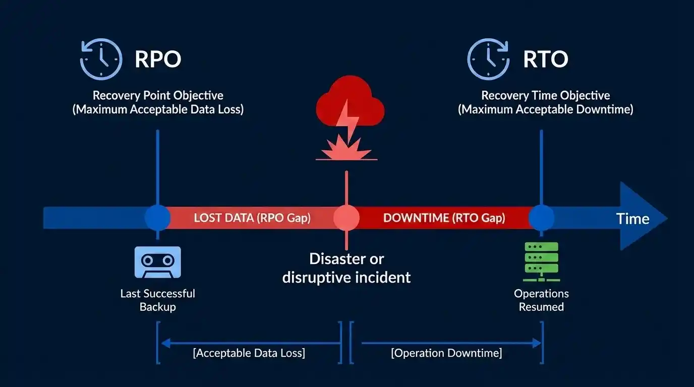 Difference between RTO and RPO