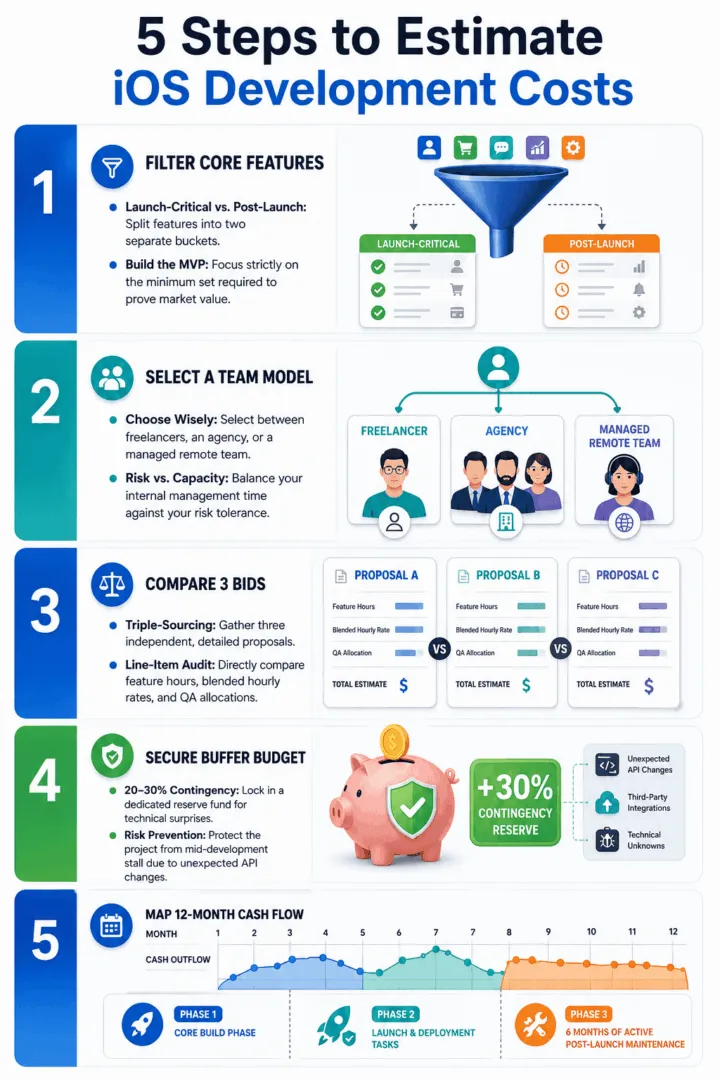 How to Budget for Your iOS App: A 5-Step Process