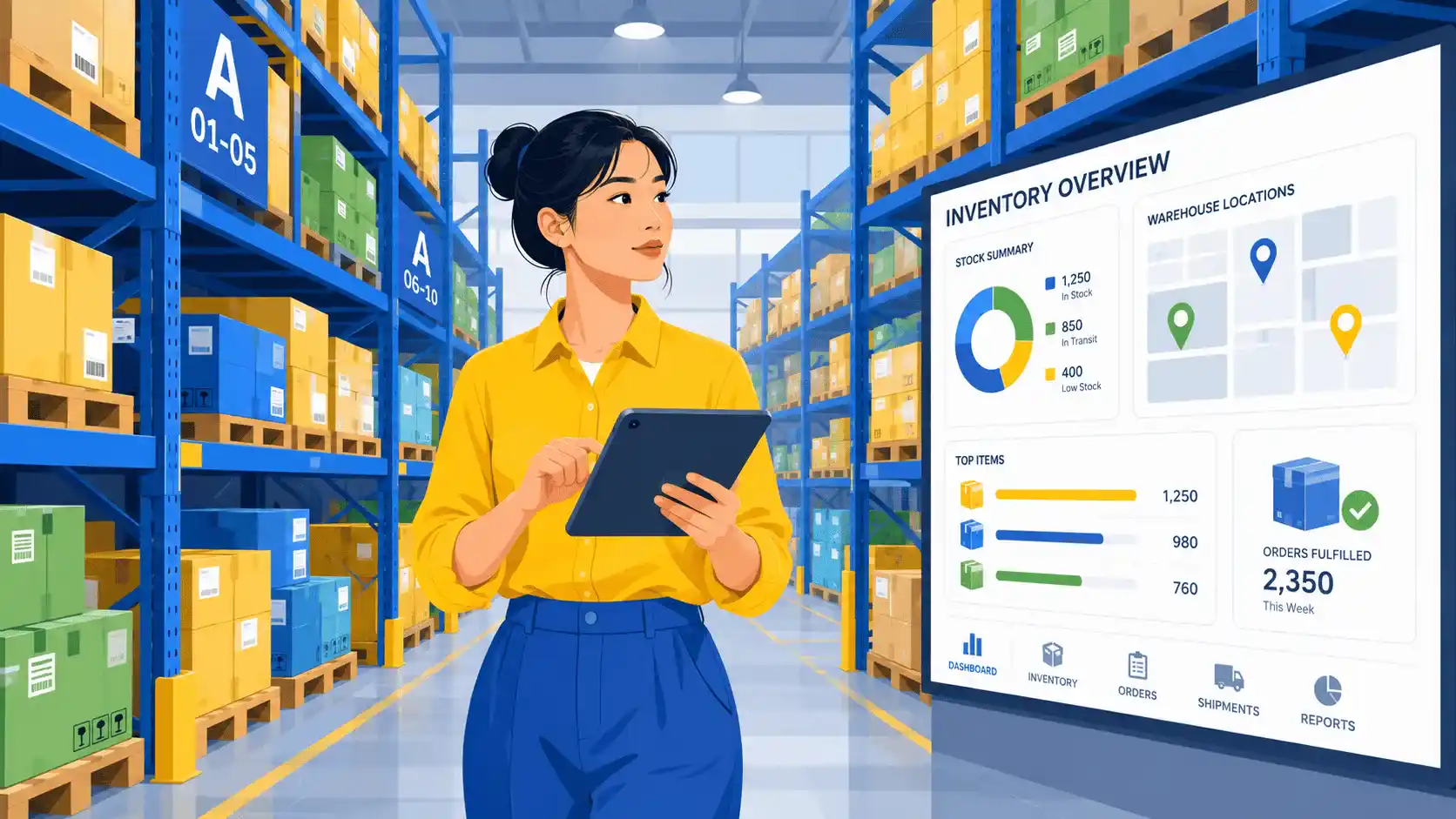 Cloud-Based Warehouse Management System