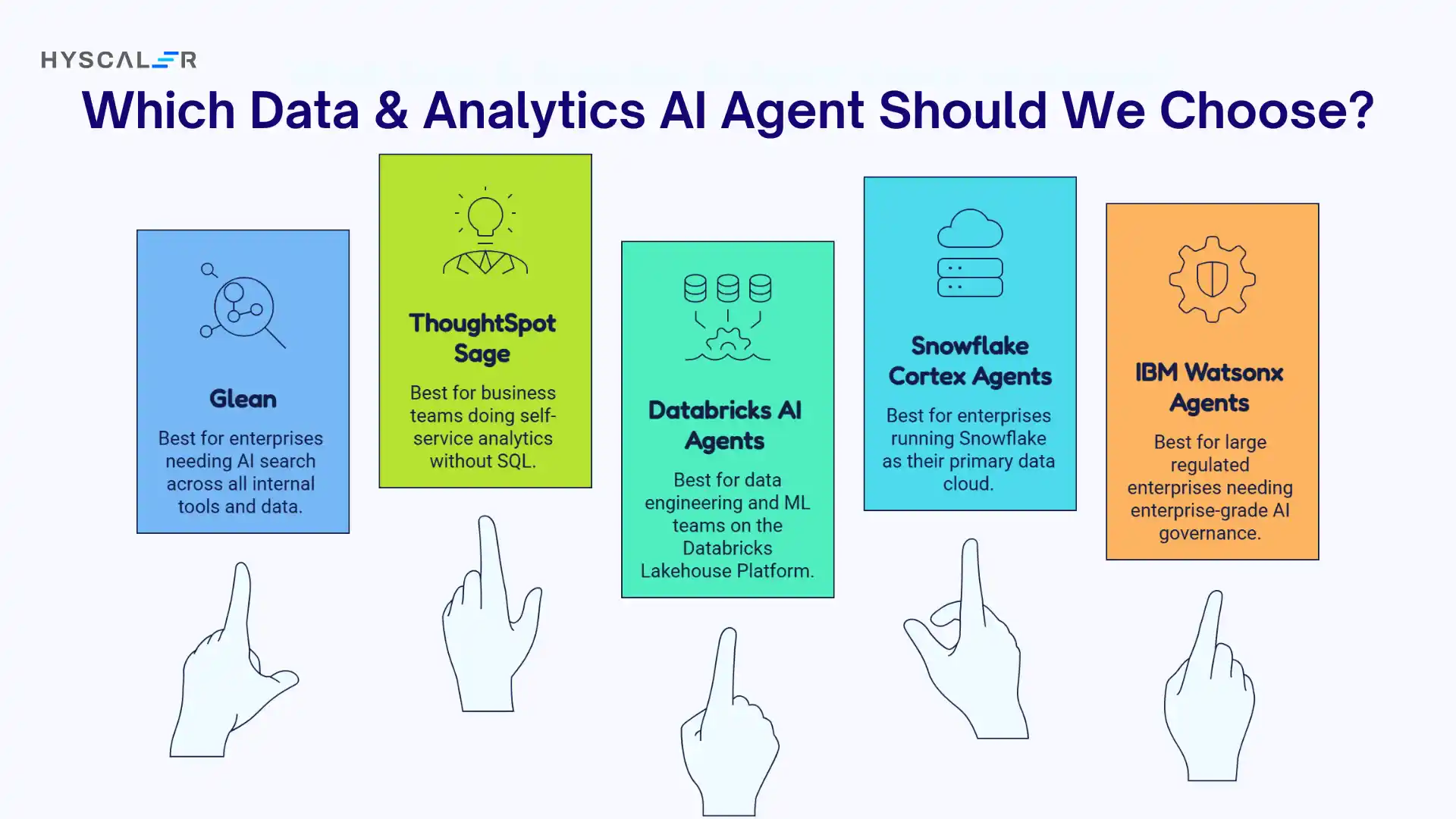 Which Data & Analytics AI Agent Should We Choose?