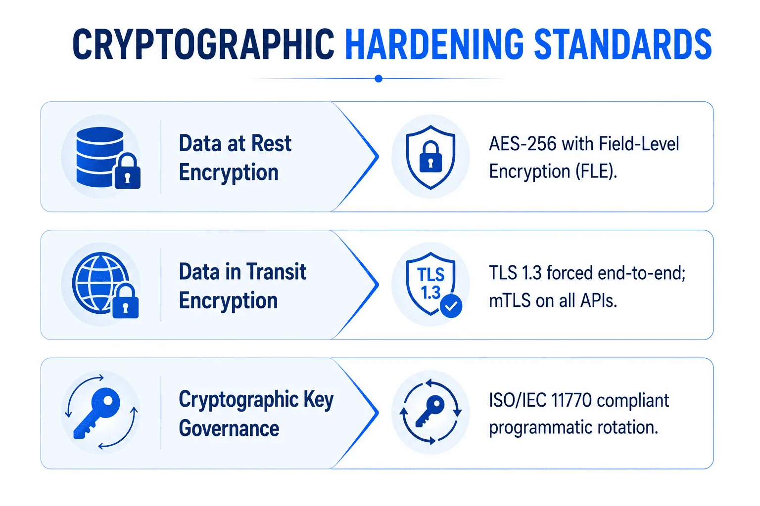 FIPS 140-3 Hardware Security Module key lifecycle and envelope encryption workflow