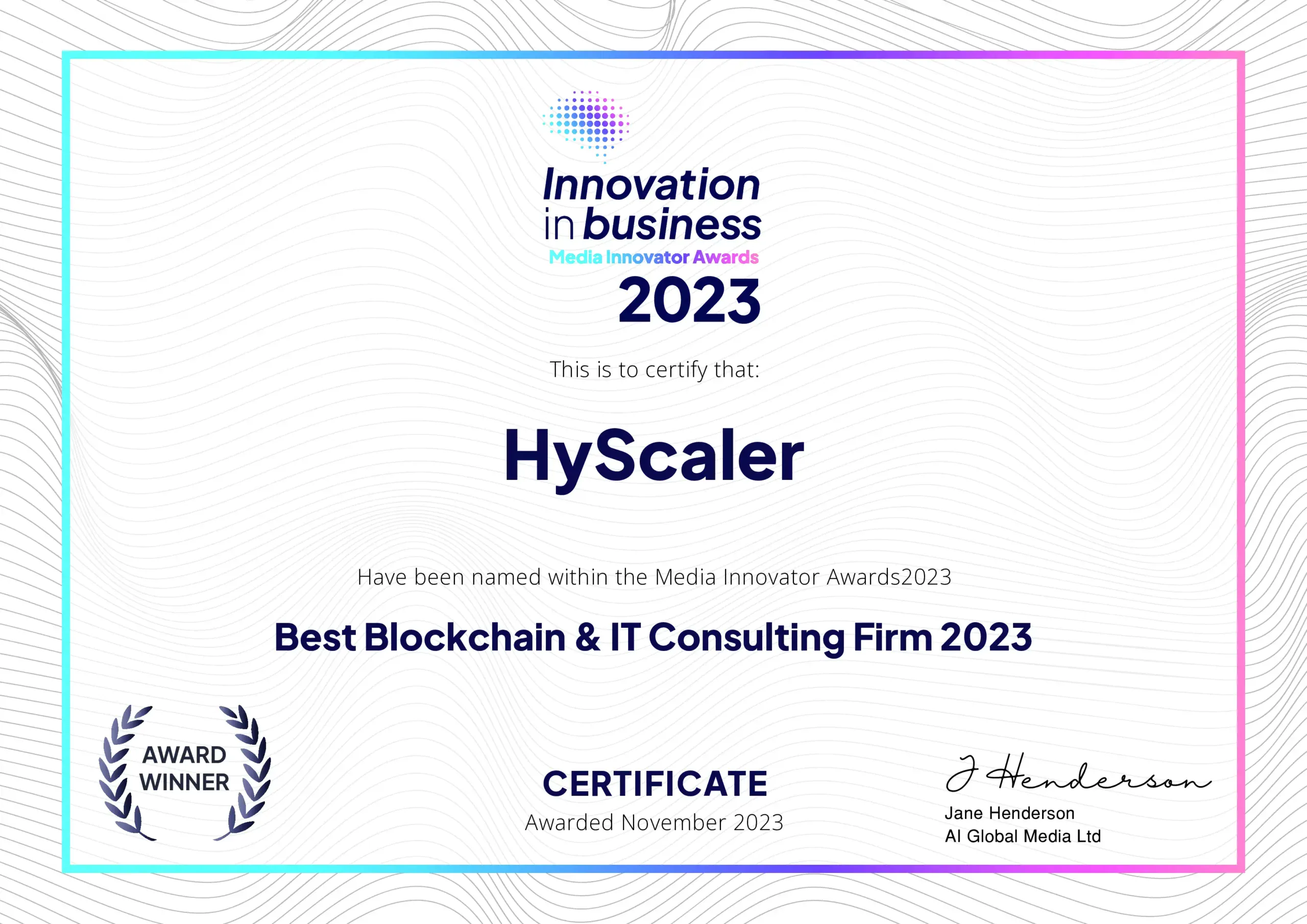 Best Blockchain & IT Consulting Firm 2023