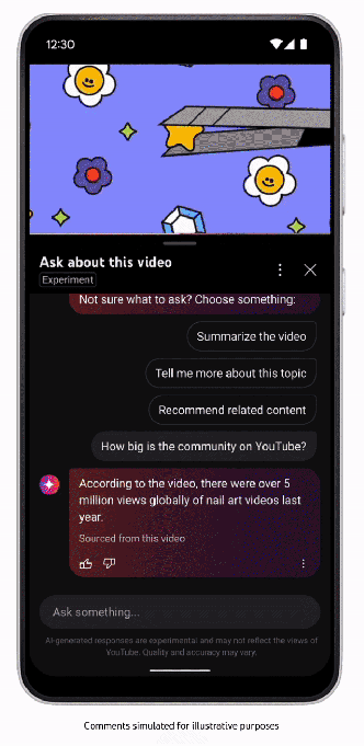 Engage with YouTube's Conversational AI, google update