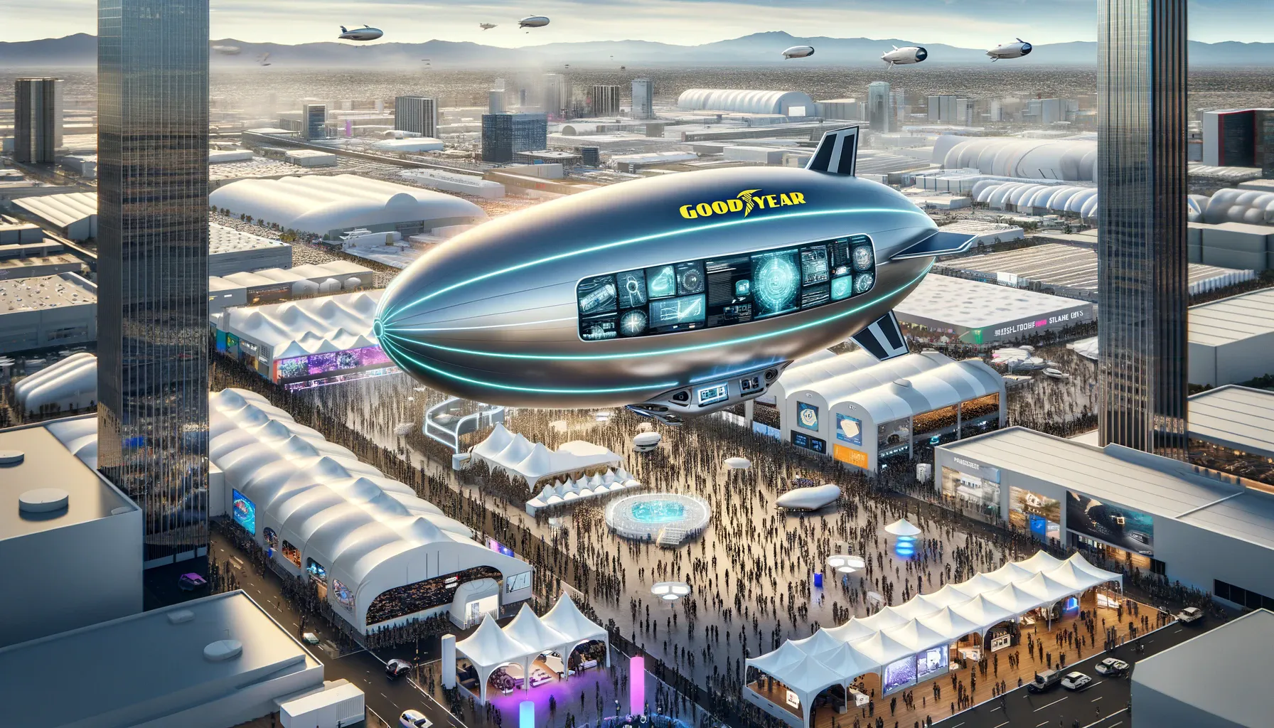 CES 2024 Soars Goodyear Blimp Conquers Spectacular Event   321 3.webp